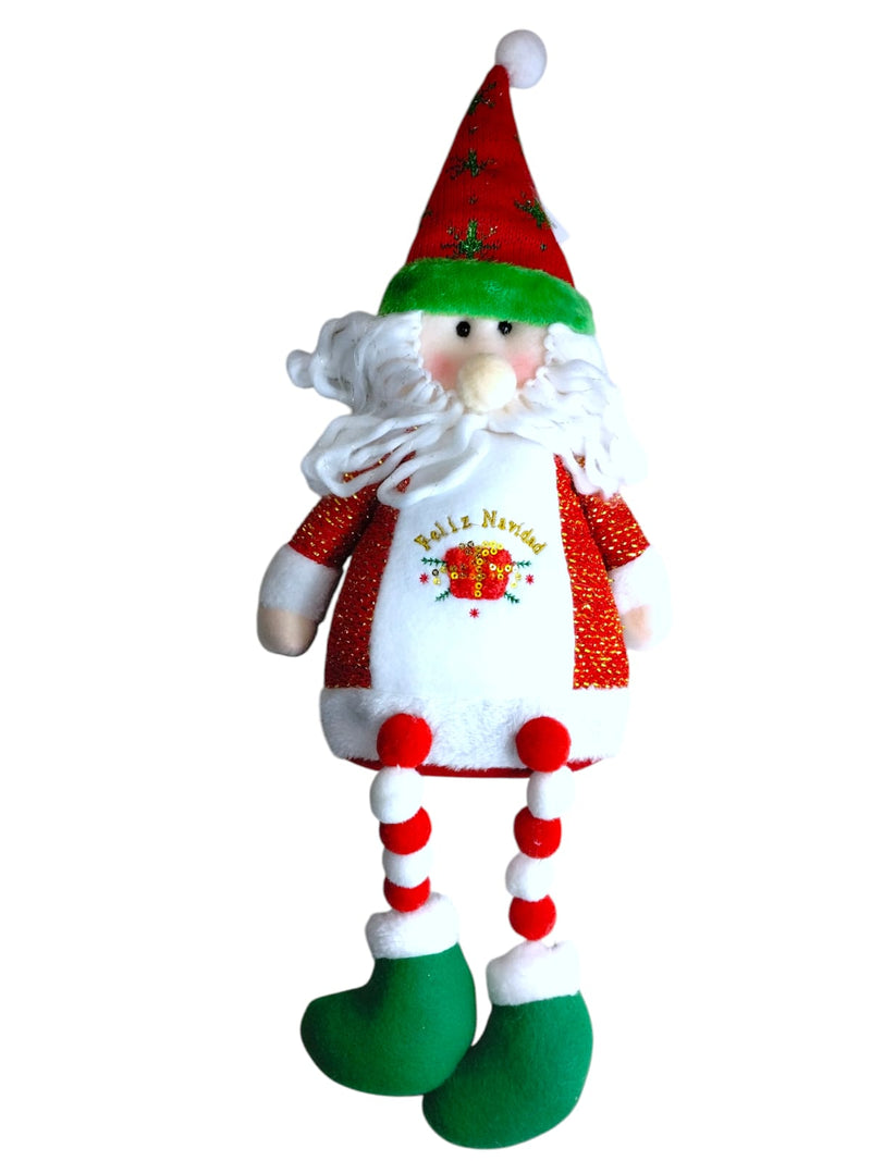 Navidad- Pom Pom Leg Xmas Plush Decor