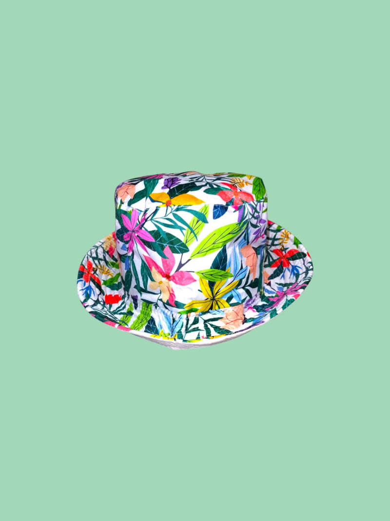 Sombrero Estilo Bucket Floral