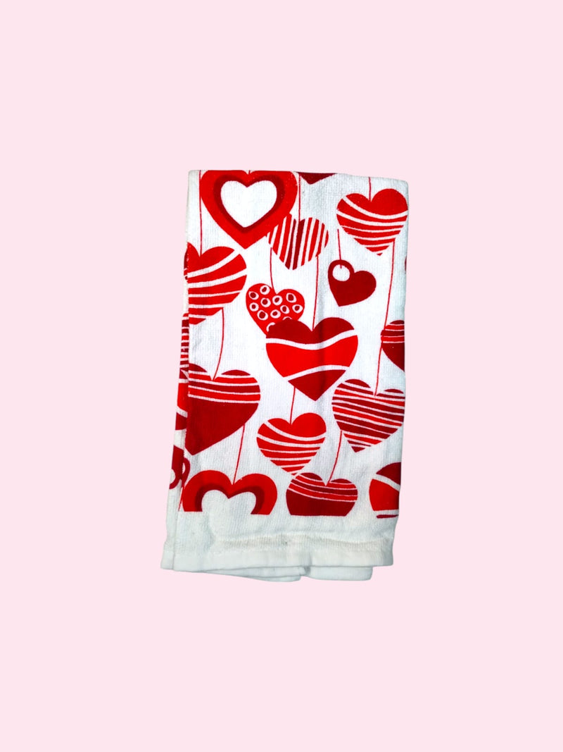 Valentine's Day- Printed Velour Kitchen Towel