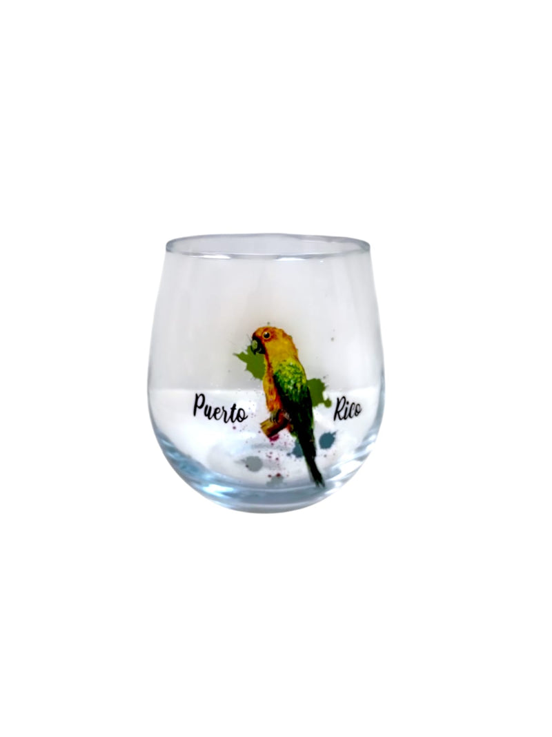 Souvenirs de Puerto Rico- Wine Glasse