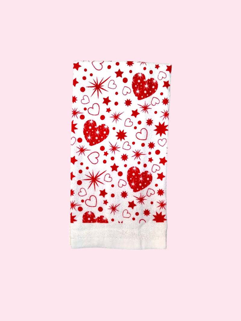 Valentine's Day- Printed Velour Kitchen Towel