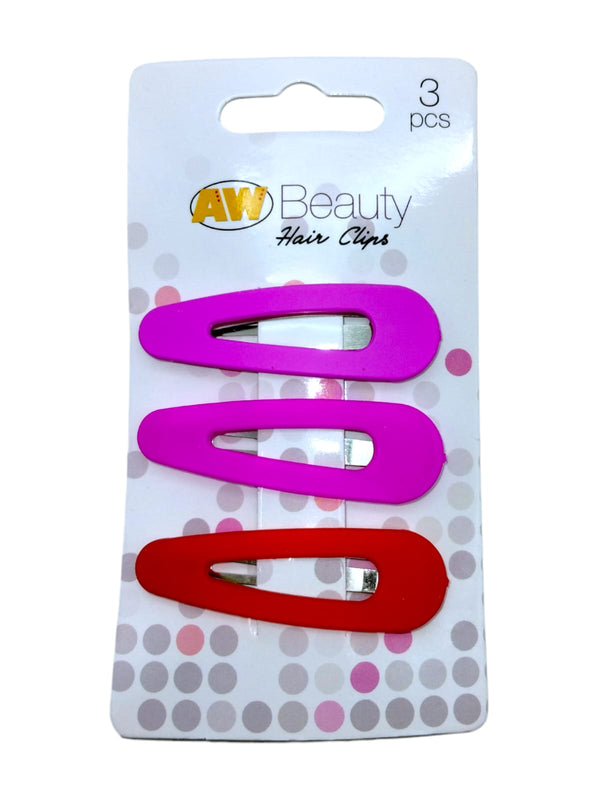 AW Beauty- Hair Clips 3PCS