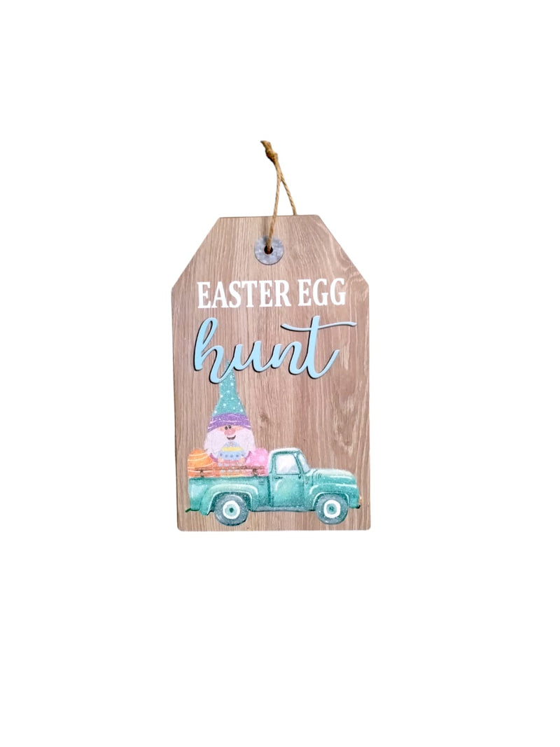 Decoración de Easter- Easter MDF Hanging Décor