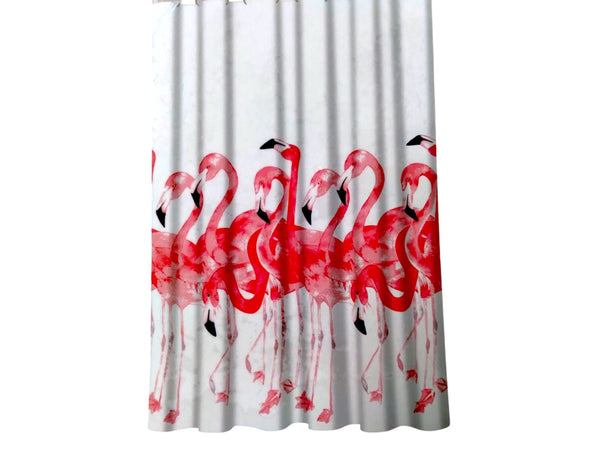 Bath- Shower Curtain Flamingo