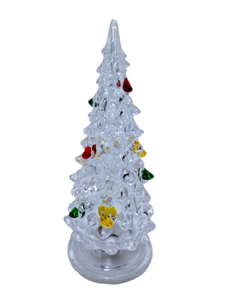 Navidad- Acrylic Tree WLight/ Acrylic Xmas Nativity WLight SM