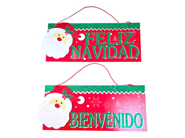 Navidad-Xmas Wall Decor 5.9"x14"