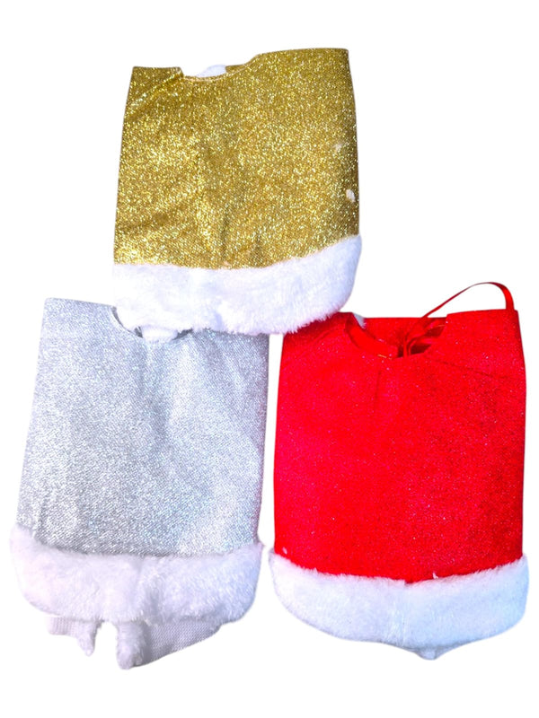 Navidad- Glitter Xmas Tree Skirt 18"