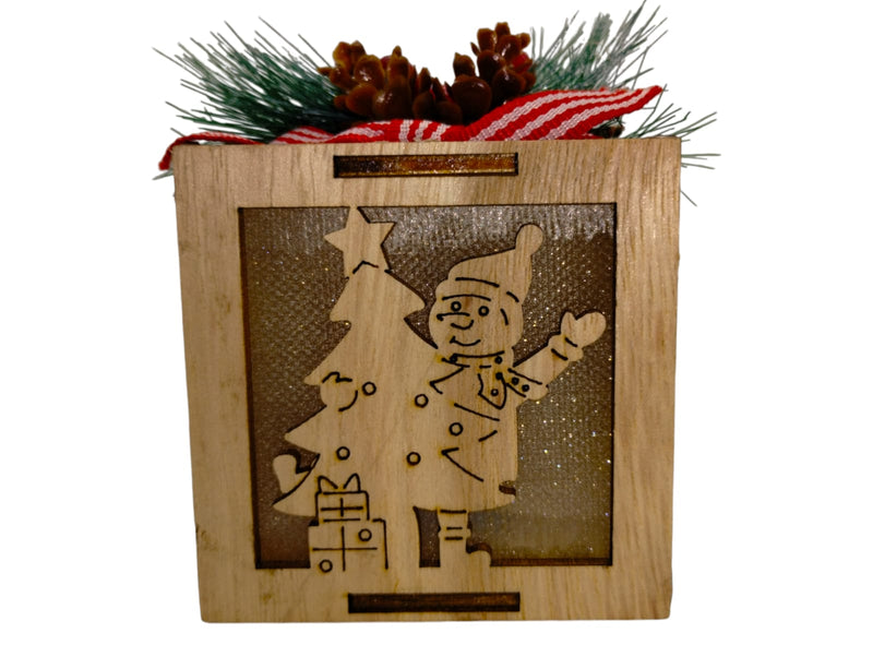 AW Holiday-Wooden Christmas Ornament 1pk