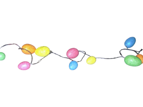 Decoración de Easter- Easter Egg Garland with LED Light