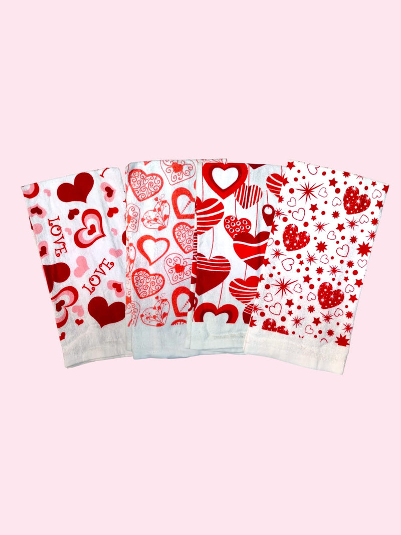 Valentine's Day- Printed Velour Kitchen Towel