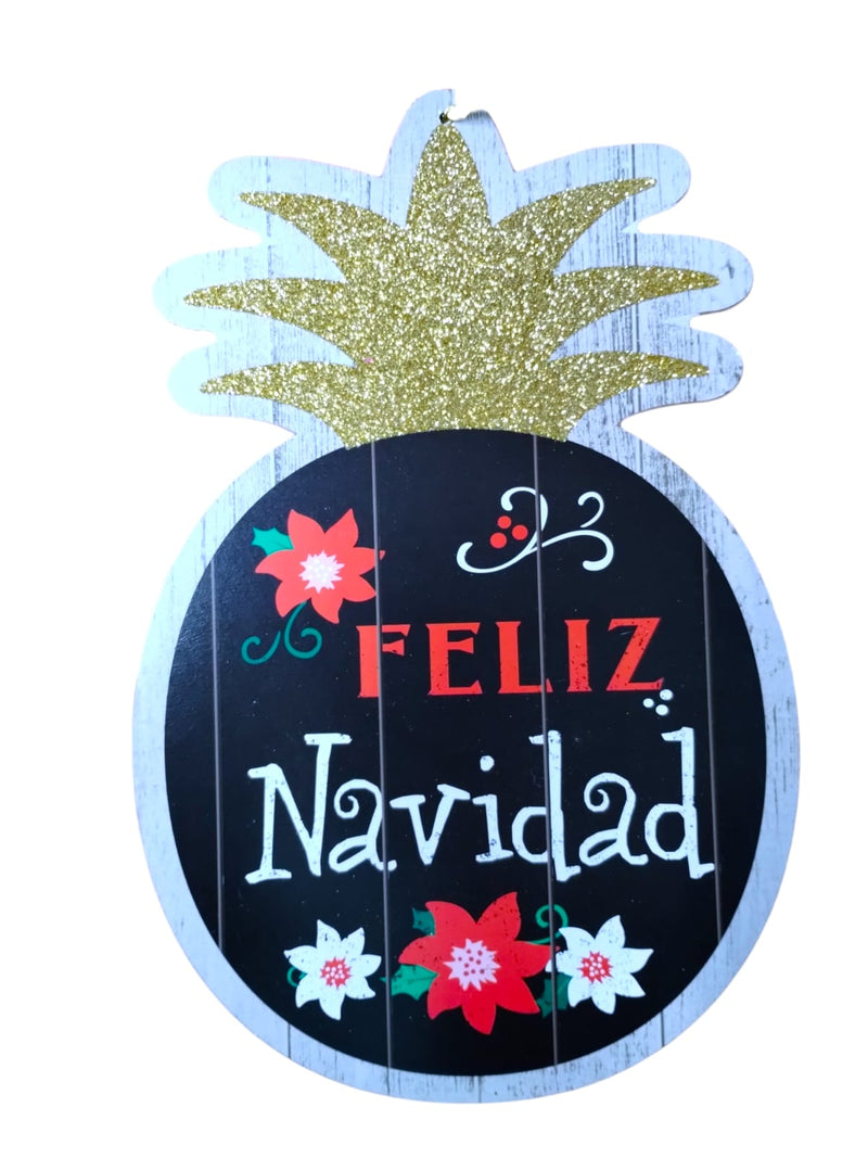 Navidad- Wooden Wall Plaque