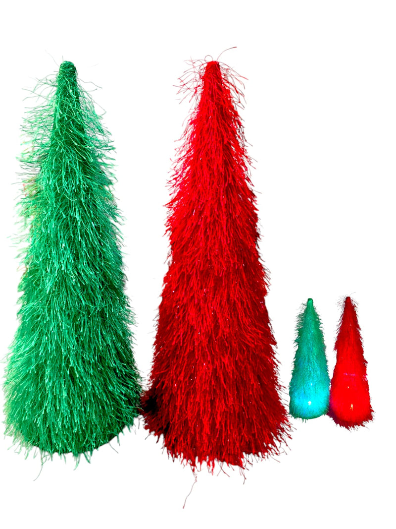 Navidad- LED Lighted Xmas Tree Décor 13"