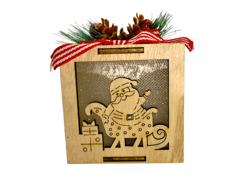 AW Holiday-Wooden Christmas Ornament 1pk