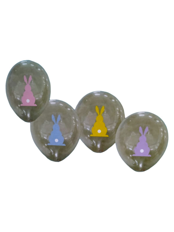 Decoración de Easter- Easter Pastel Bunny Balloons 9pcs