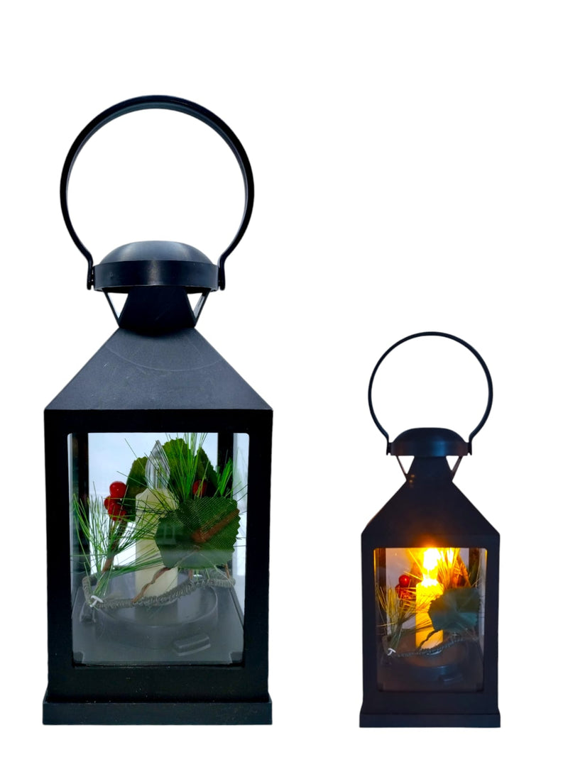 Navidad- Christmas Led Lantern Warm Light 1pc