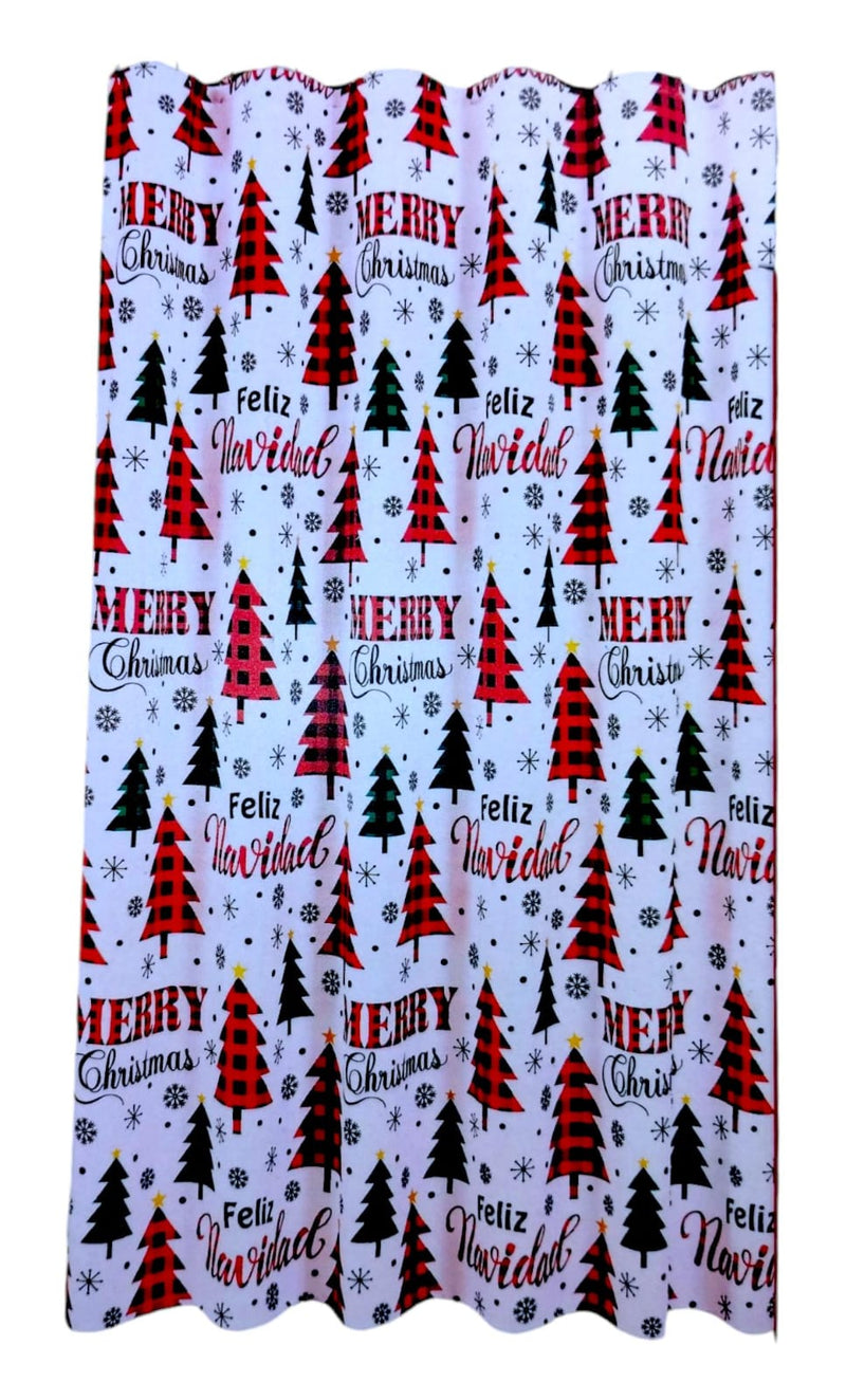 Navidad- Printed Shower Curtain