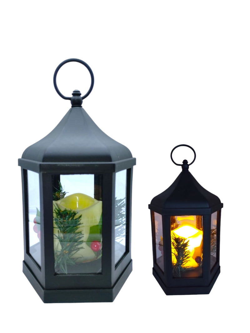 Navidad- Christmas Led Lantern Warm Light 1pc