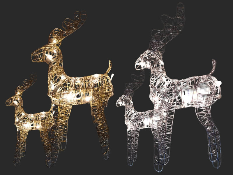 Navidad- Christmas Reindeer With 20 Lights Warm Light *SOLO RECOGIDO EN TIENDAS*