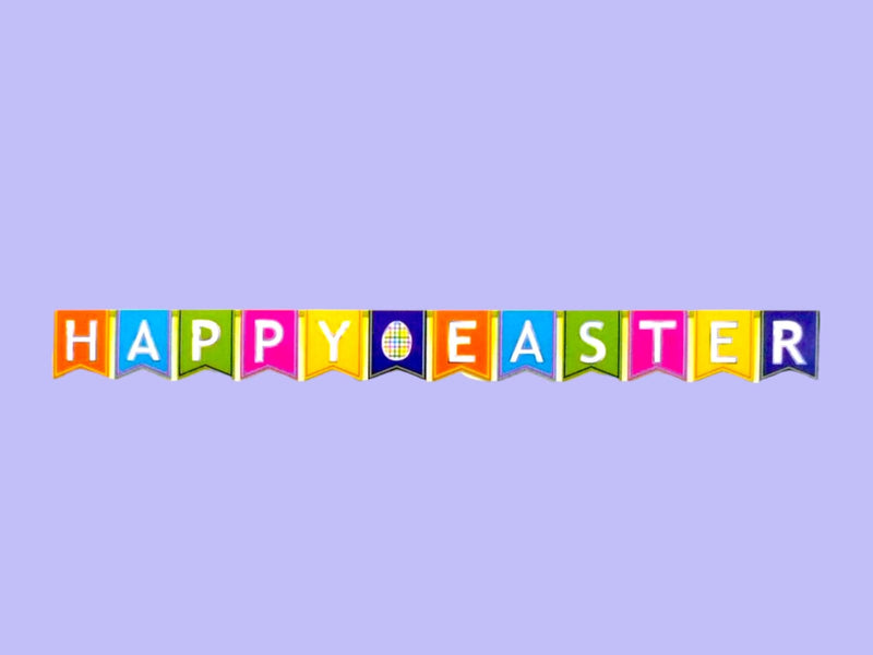 Decoración de Easter- Easter  Banner