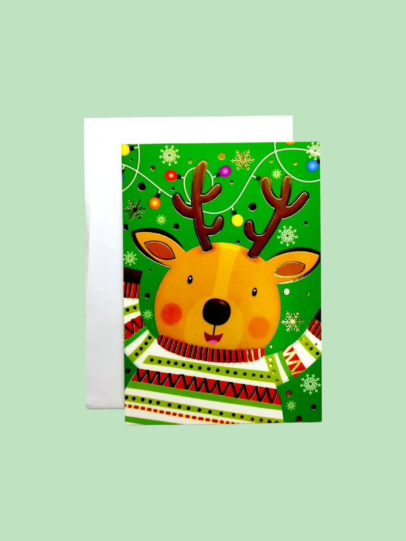 Navidad- Xmas Card 4PK