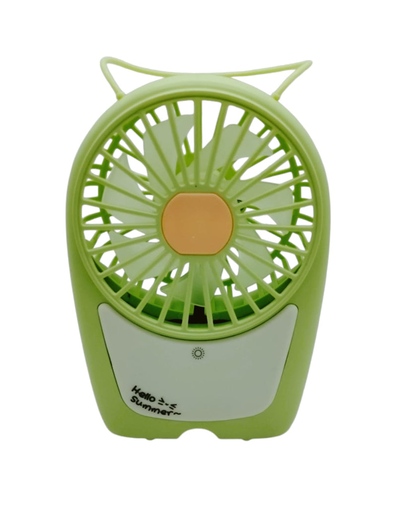 Rechargeable fan with light