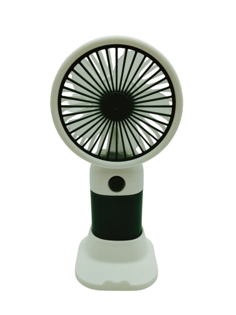 Mini rechargeable fan with stand