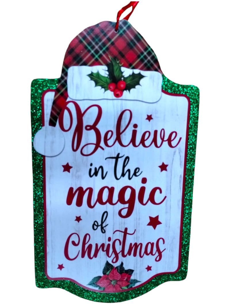 Navidad- Wooden Wall Plaque