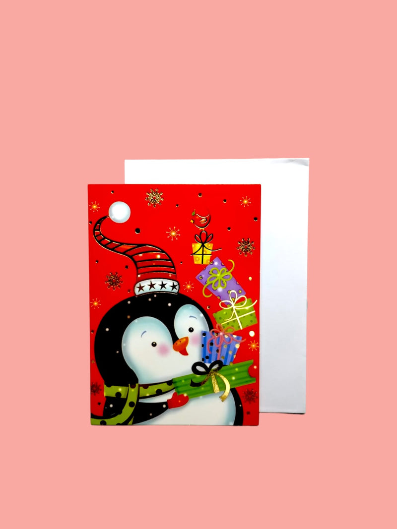 Navidad- Xmas Card 4PK