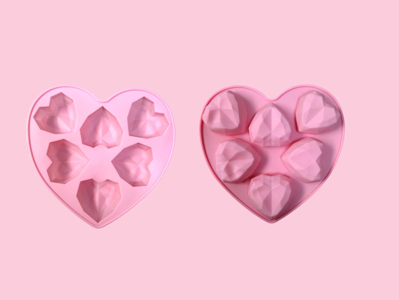 San Valentín- Heart Shaped Silicone Cake Mold