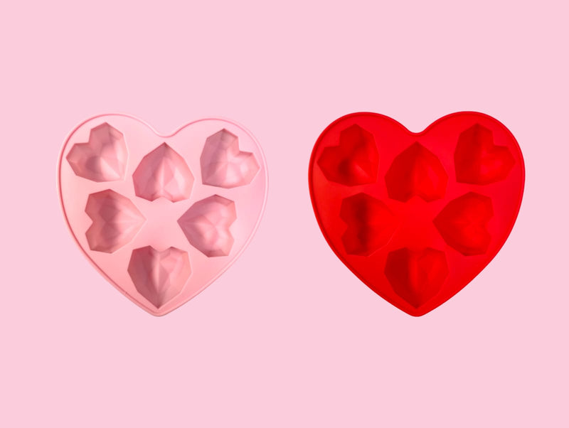 San Valentín- Heart Shaped Silicone Cake Mold