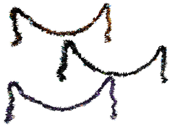 Halloween- Tinsel Ghost Garland 9Ft