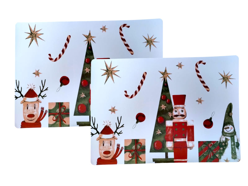 Navidad- 2pk Kitchen Placemats Protect Your Table