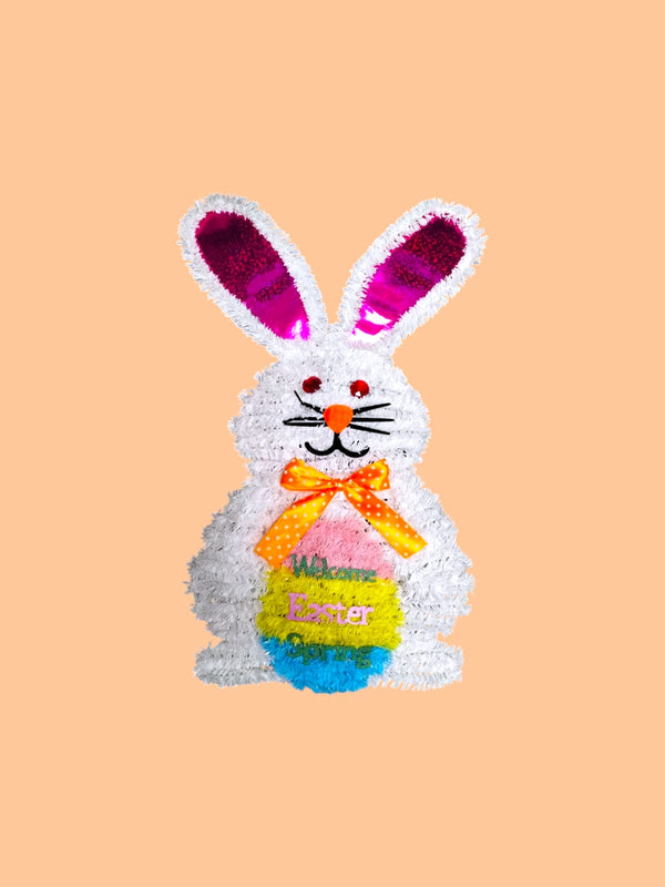 Decoración de Easter- Easter Tinsel Bunny