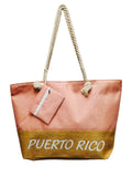 ''Puerto Rico'' Beach Bags with Pencil Case Included