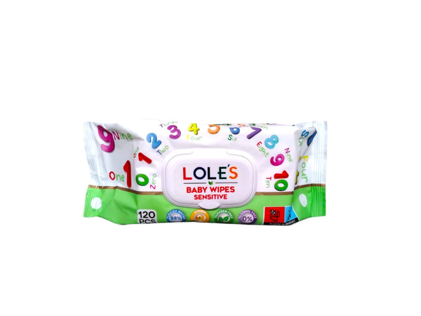 Lole's Baby Wipes Sensitive 120pcs