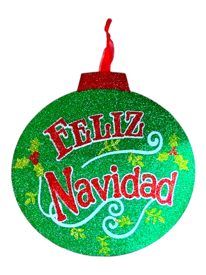 Navidad- Wooden Wall Plaque 10.6"