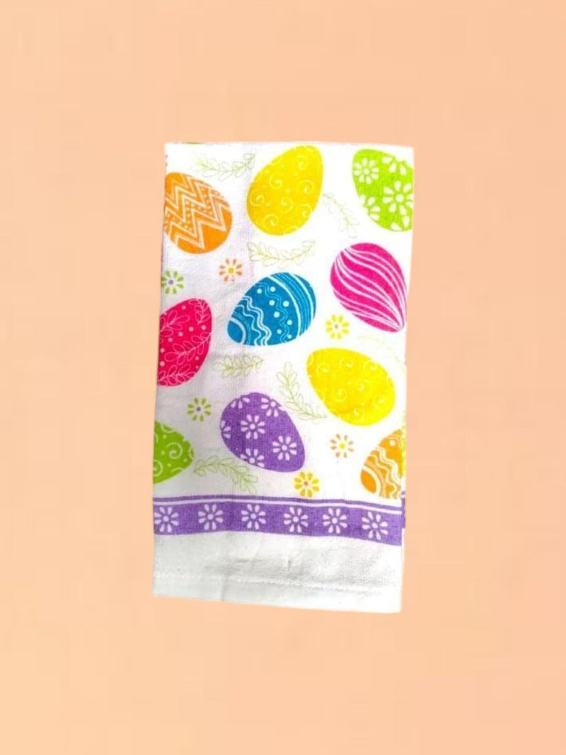 Decoración de Easter- Printed Velour Kitchen Towel