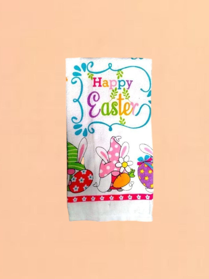 Decoración de Easter- Printed Velour Kitchen Towel