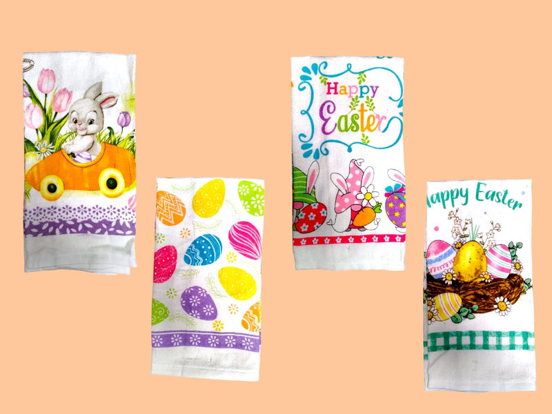 Decoración de Easter- Printed Velour Kitchen Towel