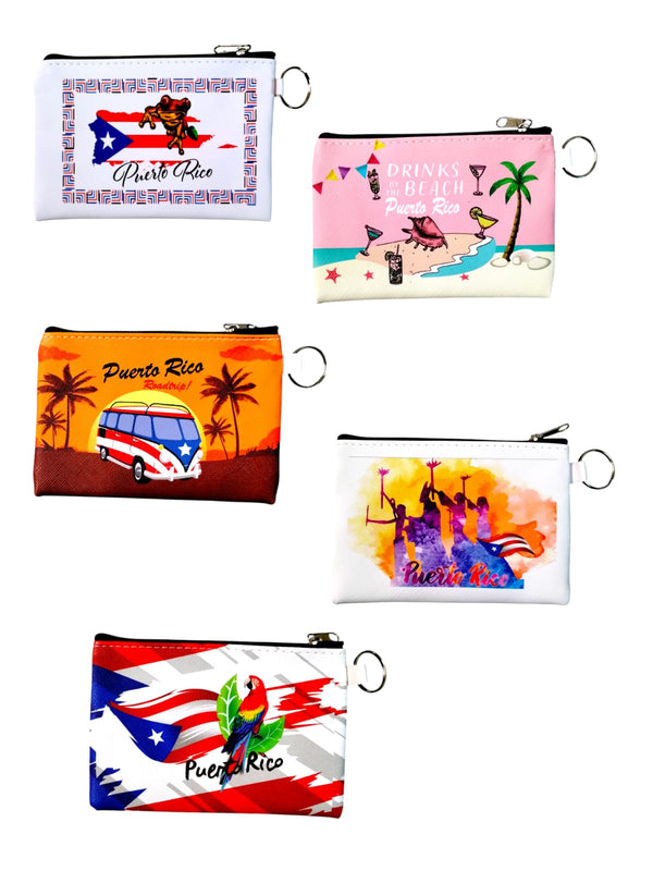 Souvenirs de Puerto Rico- Cartera de Monedero de Puerto Rico