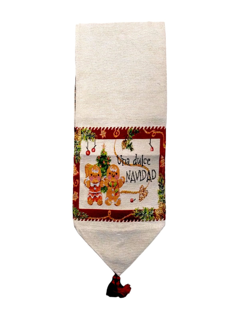 Navidad- Tapestry Table Runner 13x72"