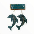 Christmas at The Beach - Ornamento de Delfines 2pcs.