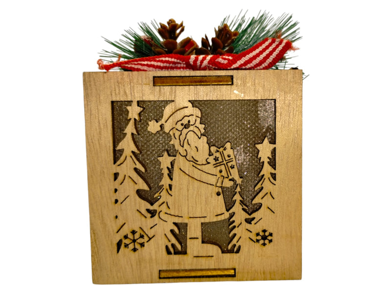 AW Holiday-Wooden Christmas Ornament 1pk