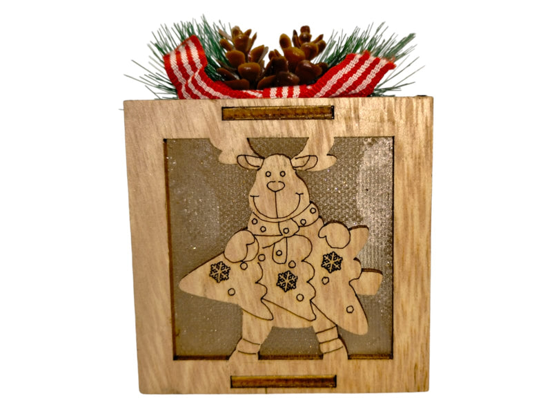 AW Holiday-Wooden Christmas Ornament 1pk