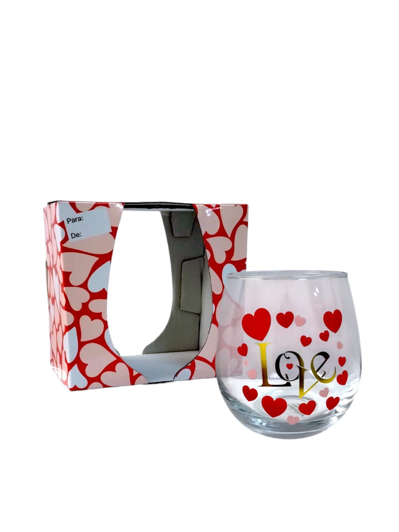 Valentine's Day- Valentine Wine Glasse Décor