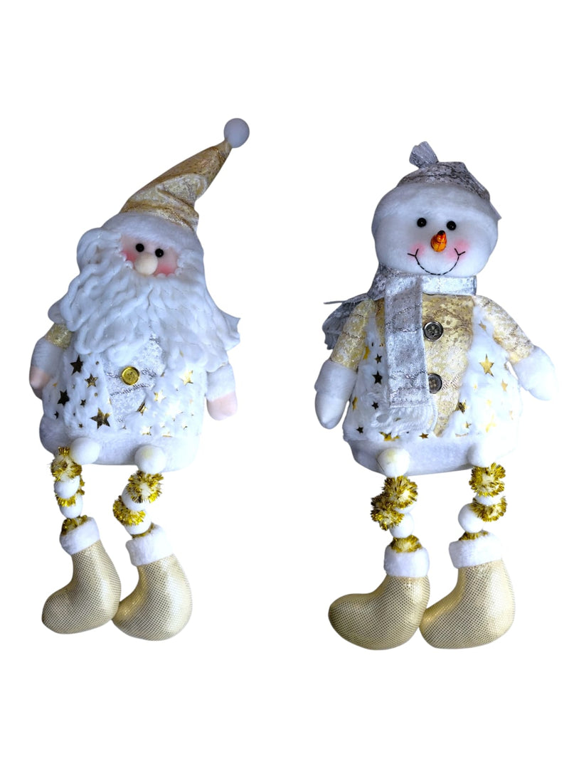 Navidad- Pom Pom Leg Xmas Plush Decor