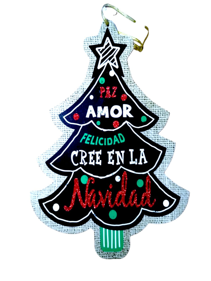 Navidad- Wooden Wall Plaque