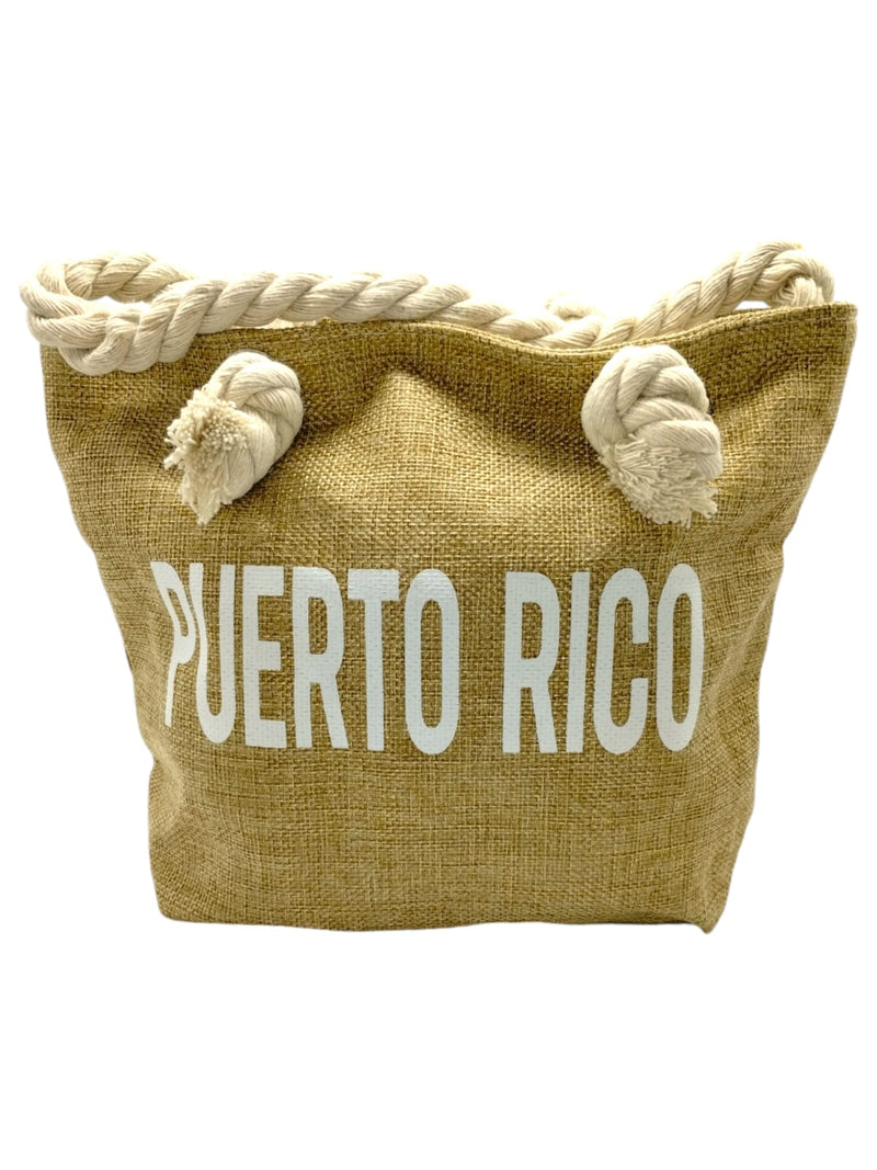 Souvenirs de Puerto Rico- Bolsos de Playa con Grabados