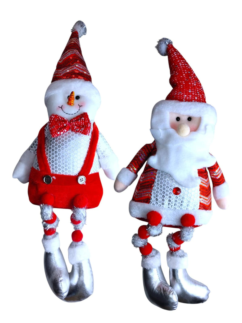 Navidad- Pom Pom Leg Xmas Plush Decor