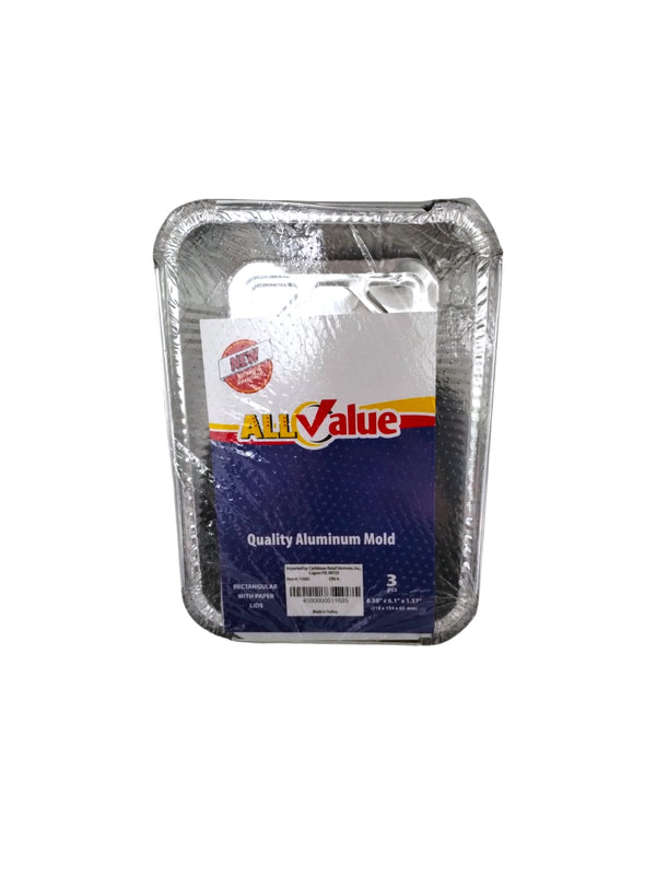 All Value- 3pcs Molde de Aluminio de Alta Calidad